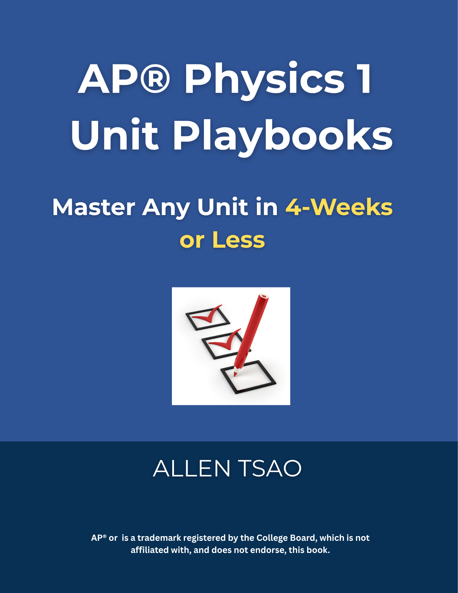 AP Physics 1 Unit Playbooks — cover